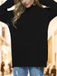 Turtleneck Drop Shoulder Long Sleeve Sweater nicholesgifts
