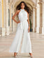 Cutout Tied Pleated Sleeveless Jumpsuit nicholesgifts