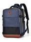 Color Block Multi-Pockets Backpack Bag nicholesgifts