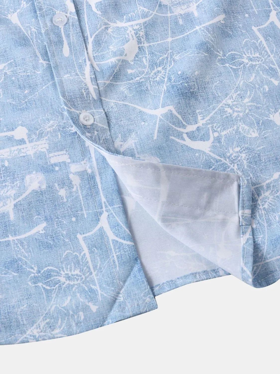Men's Printed Short Sleeve Button Down Shirt NicholesGifts