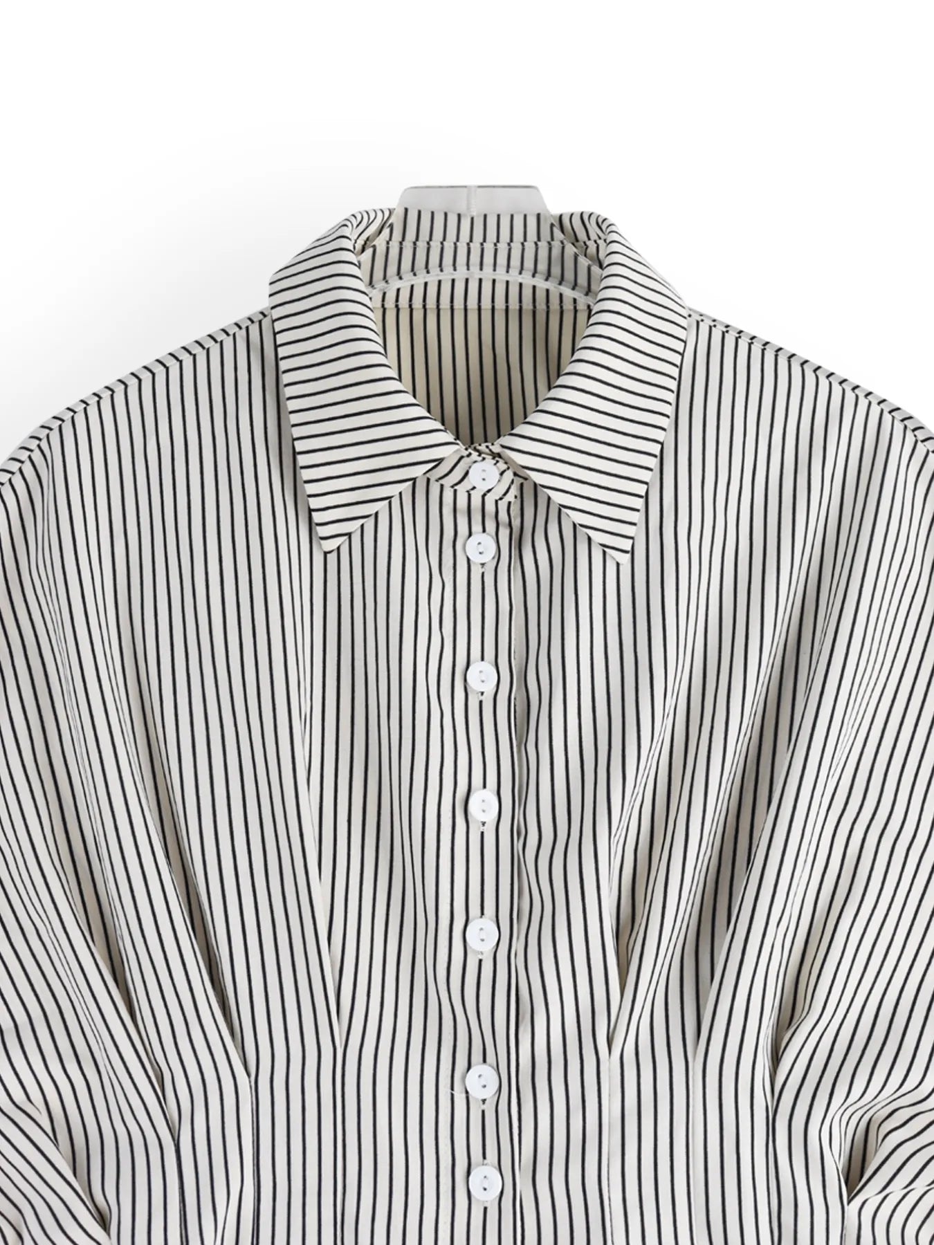 Striped Short Sleeve Button-Up Shirt