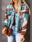 Drawstring Hooded Pocketed Denim Jacket nicholesgifts