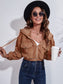 Drawstring Hooded Zip Up Jacket with Pockets nicholesgifts