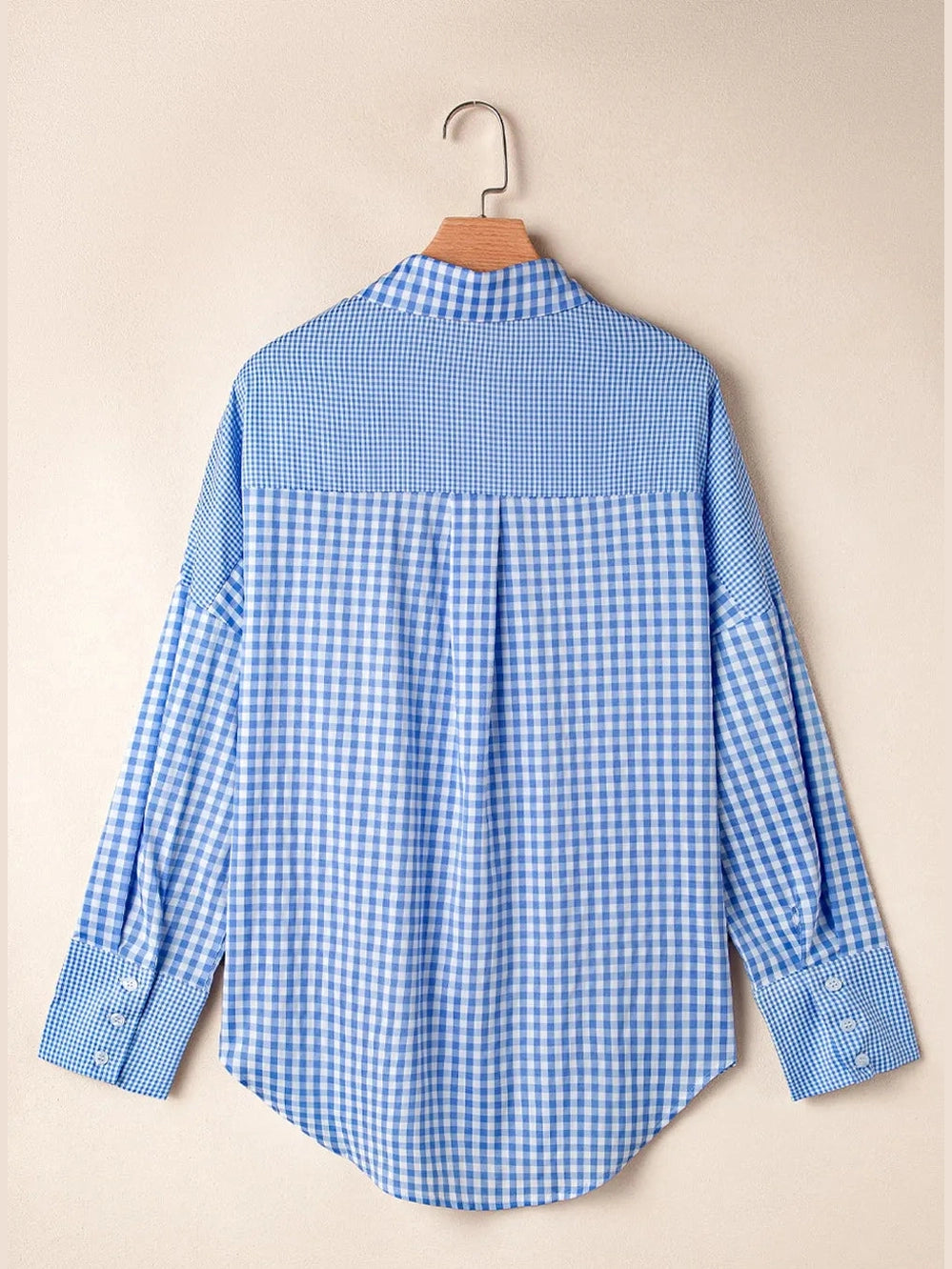 Plaid Button Up Long Sleeve Shirt Trendsi