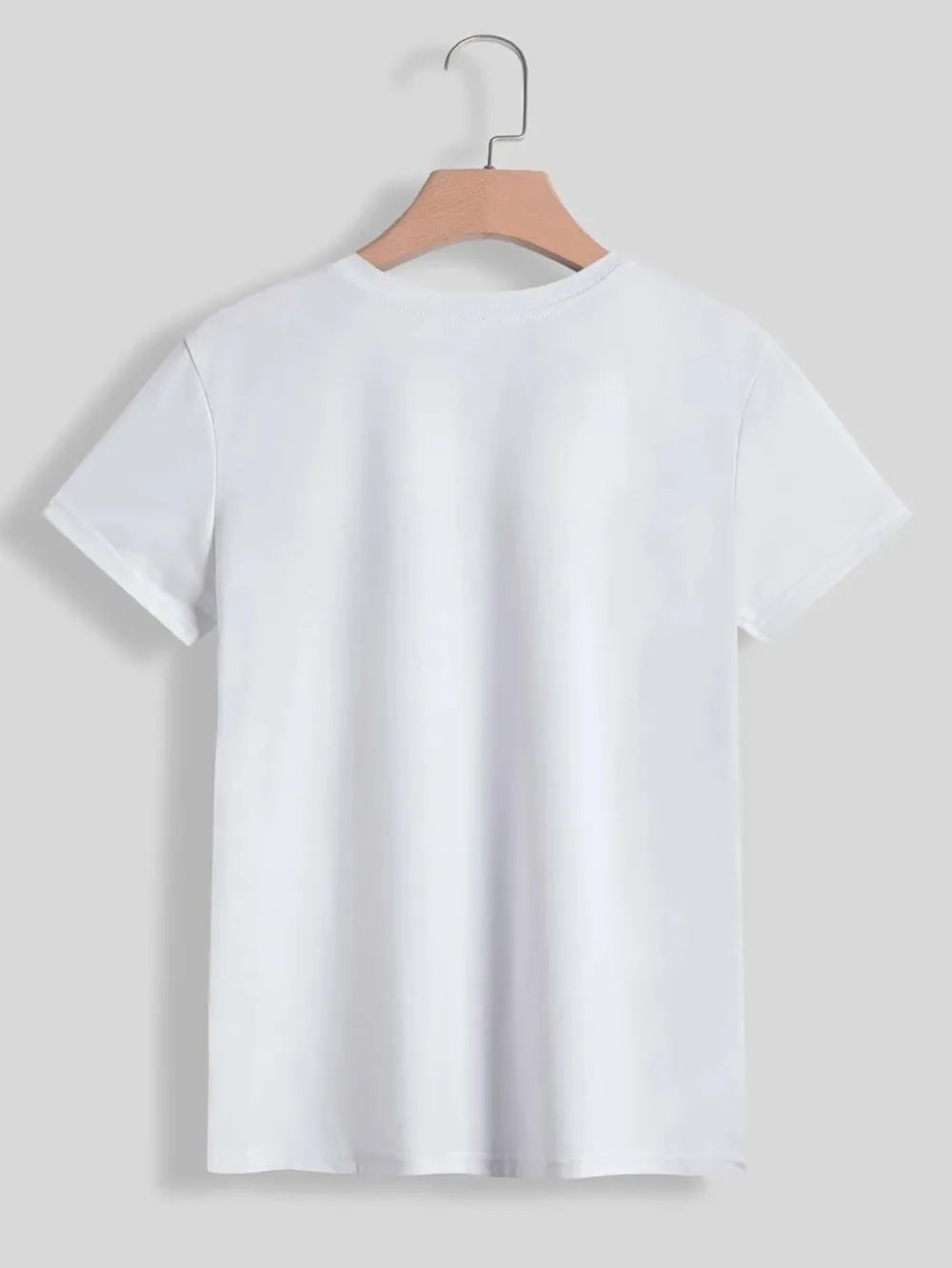 Lucky Clover Round Neck Short Sleeve T-Shirt nicholesgifts
