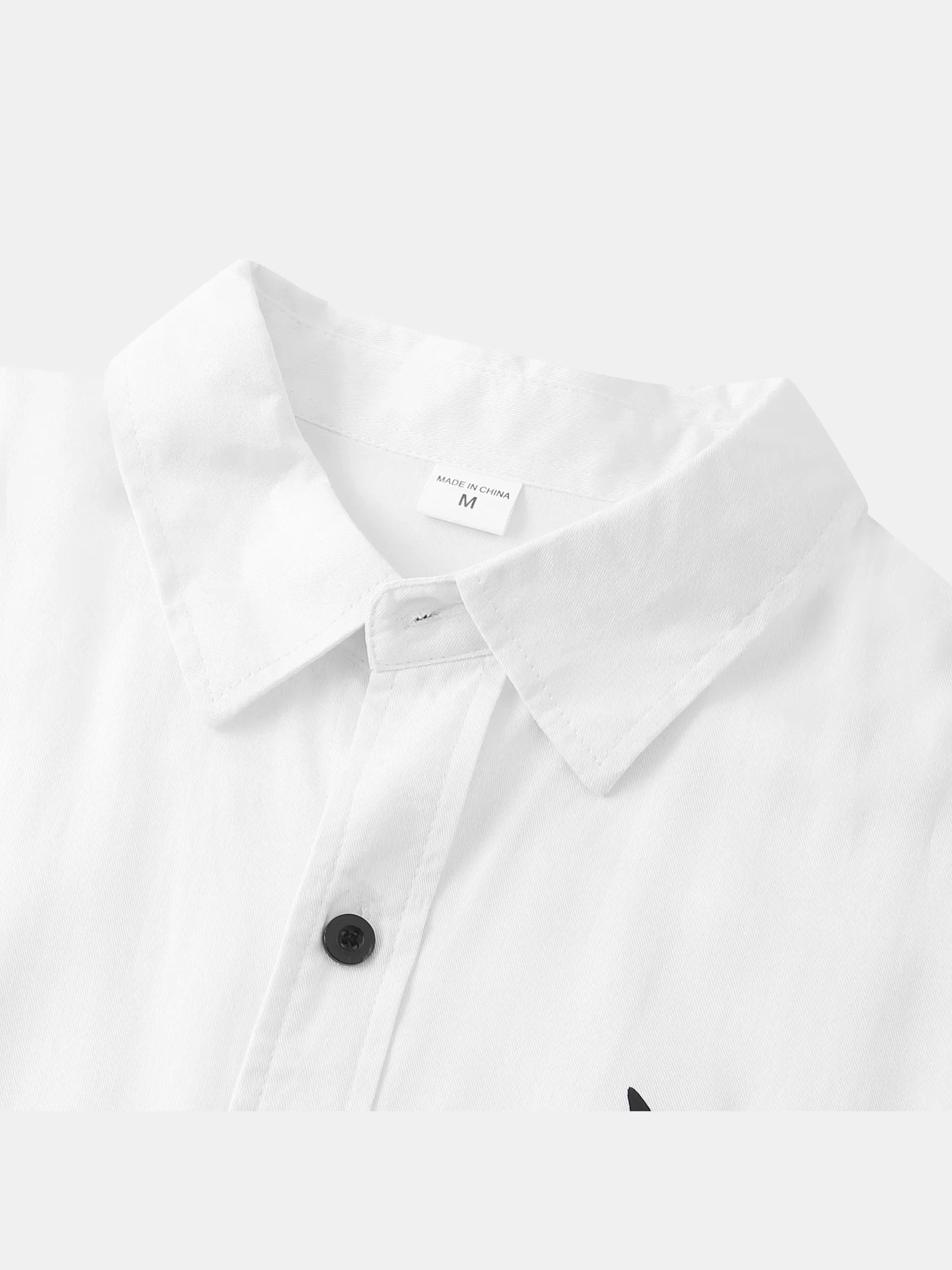 Men's Plus Size Casual Short Sleeve Button Down Shirt Trendsi