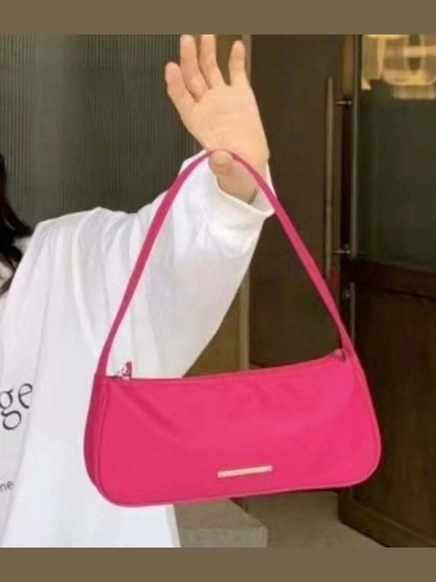 Solid Color Shoulder Bag nicholesgifts