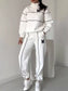 Full Size Striped Quarter Zip Top and Pants Set Plus Size nicholesgifts
