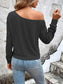 Eyelet Dropped Shoulder Blouse nicholesgifts