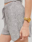 Quarter Button Sleeveless Top and Drawstring Shorts Lounge Set nicholesgifts