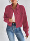 Honey Snap Down Long Sleeve Jacket nicholesgifts