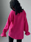 Textured Collared Neck Flounce Sleeve Shirt nicholesgifts