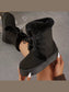 Round Toe Platform Boots Trendsi