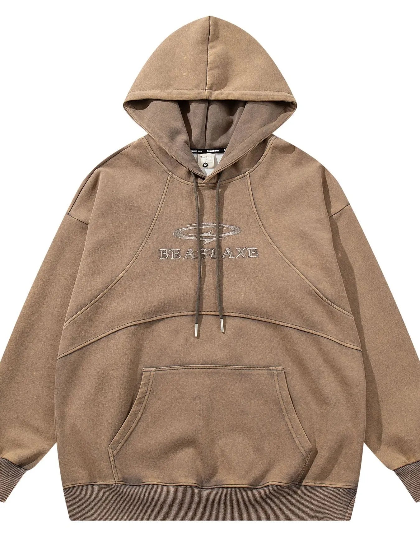 Men's Oversized Washed Long Sleeve Hoodie NicholesGifts