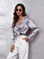 Button Up Collared Neck Long Sleeve Shirt nicholesgifts