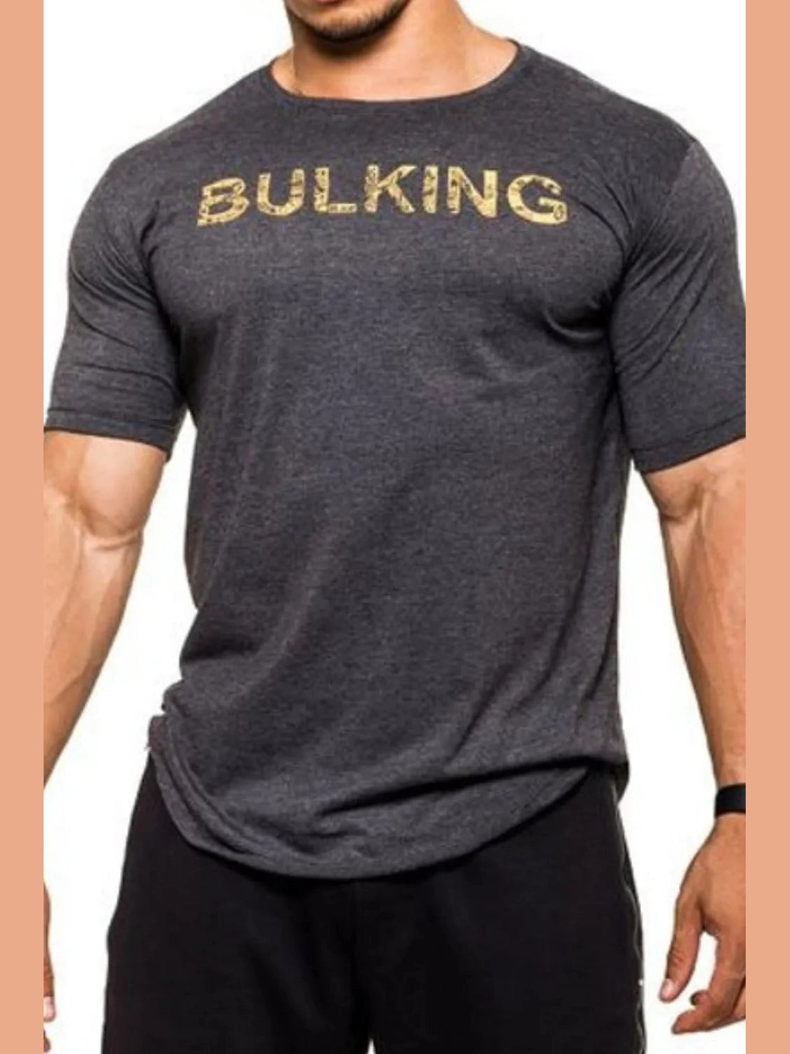 Men's Plus Size Round Neck Short Sleeve T-Shirt Trendsi