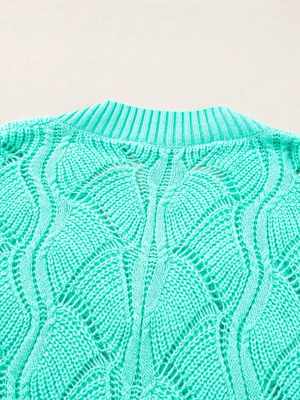 Elegant Texture V-Neck Knit Top nicholesgifts
