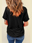 Glitter Pumpkin Round Neck Short Sleeve T-Shirt nicholesgifts