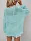 Openwork Button Front Cardigan nicholesgifts