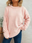Round Neck Raglan Sleeve Sweater nicholesgifts