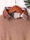 Plaid Long Sleeve Sweater Dress nicholesgifts
