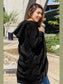 Double Take Full Size Hooded Teddy Bear Jacket with Thumbholes nicholesgifts