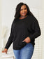 Women Double Take Seam Detail Round Neck Long Sleeve Top nicholesgifts