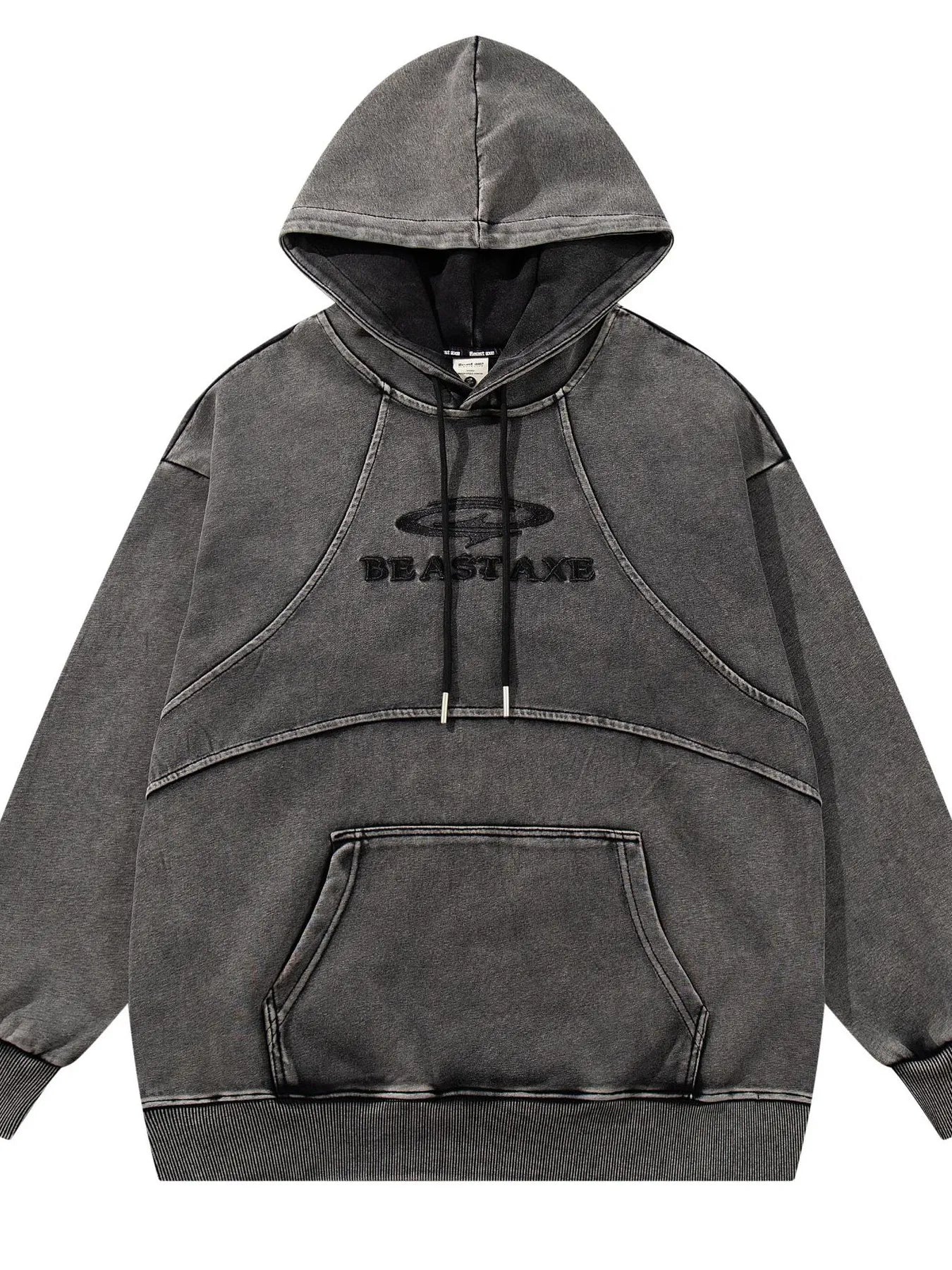 Men's Oversized Washed Long Sleeve Hoodie NicholesGifts