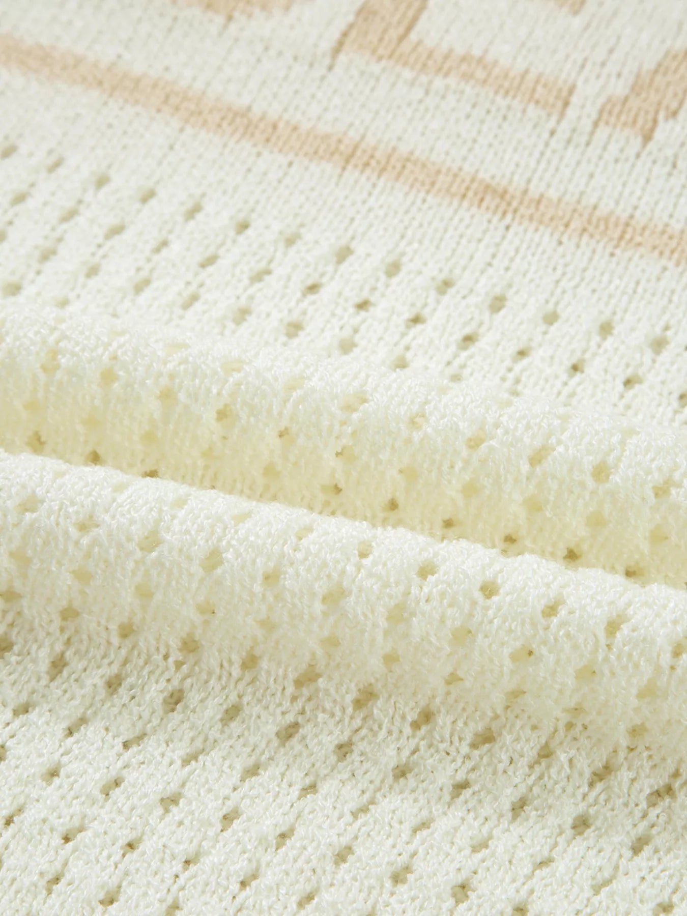 BEACH Hollow Out Knitted Lightweight Dolman Sweater