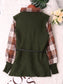 Plaid Long Sleeve Sweater Dress nicholesgifts