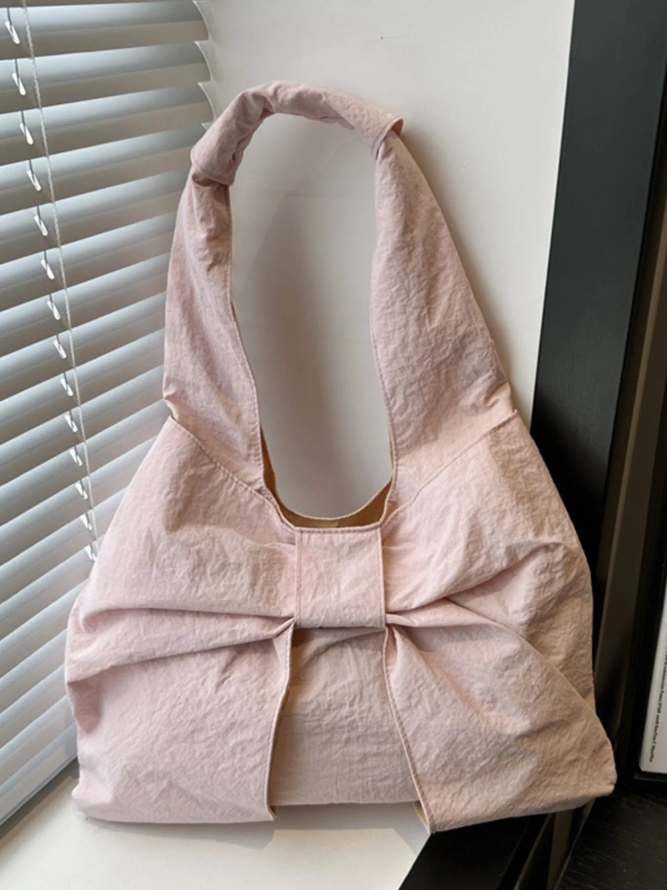 Ruched Bow Shoulder Bag Trendsi