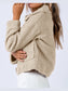 Long Sleeve Collared Neck Sherpa Jacket nicholesgifts