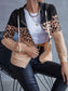 Ivy Lane Drawstring Leopard Zip Up Hooded Jacket nicholesgifts