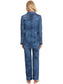 Collared Neck Long Sleeve Loungewear Set with Pockets nicholesgifts