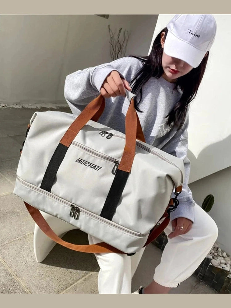 Oxford Cloth Oversize Travel Bag nicholesgifts