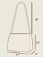 Fame Textured Mesh Knot Shoulder Bag nicholesgifts