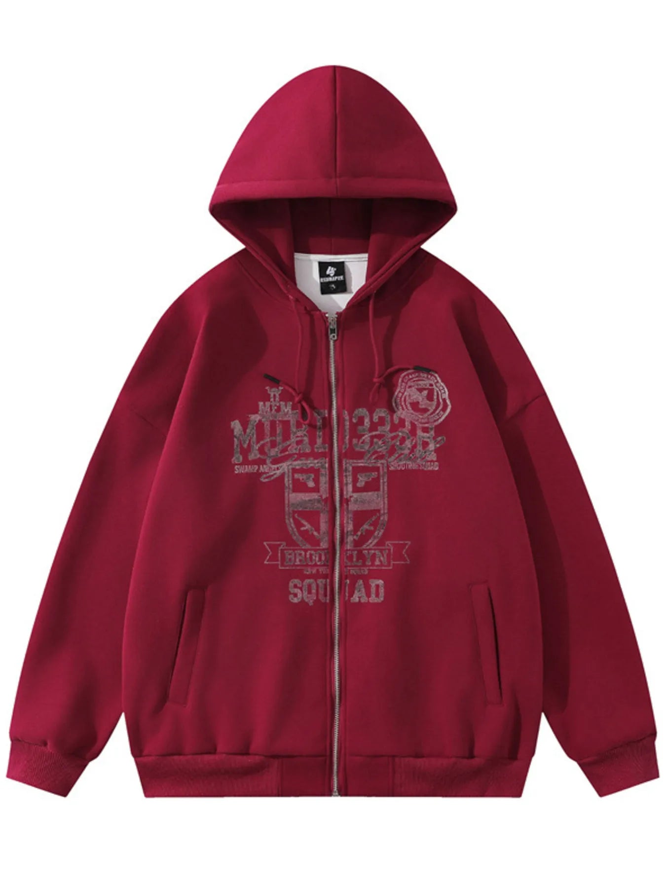 Men's Zip-Up Hooded Jacket Trendsi