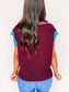 Contrast Trim V-Neck Sweater Vest nicholesgifts