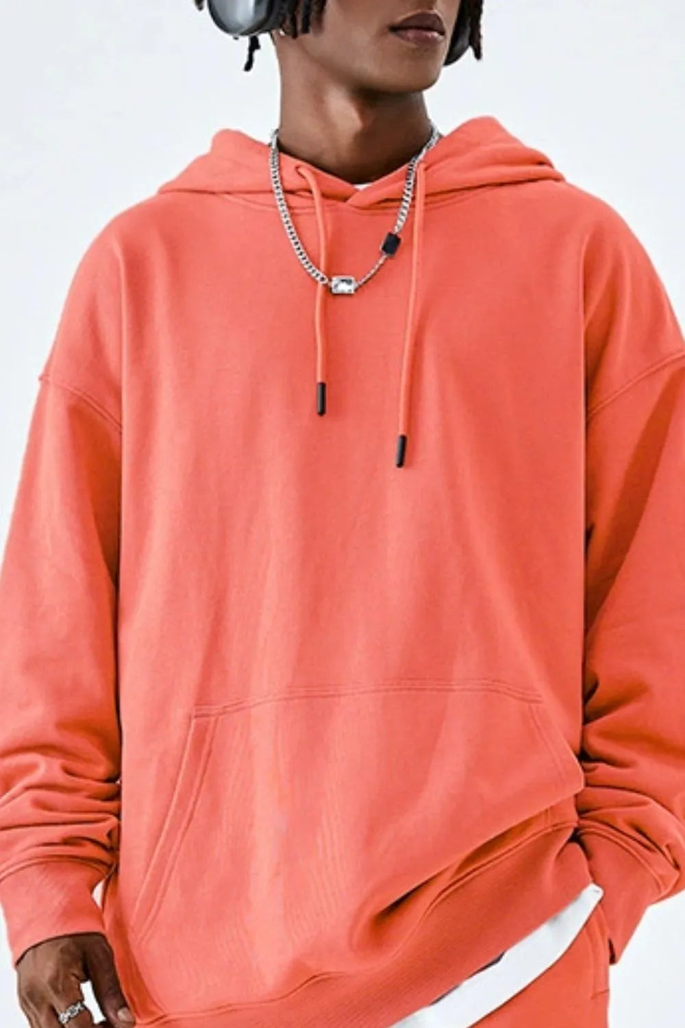 Men's Drawstring Kangaroo Pocket Hoodie NicholesGifts