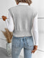 Full Size Button Up V-Neck Sweater Vest nicholesgifts