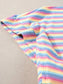 Striped Round Neck Short Sleeve Top and Pants Set nicholesgifts