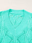 Elegant Texture V-Neck Knit Top nicholesgifts
