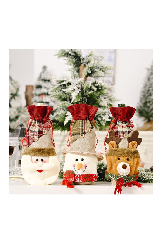 Christmas Wine Bottle Cover NicholesGifts
