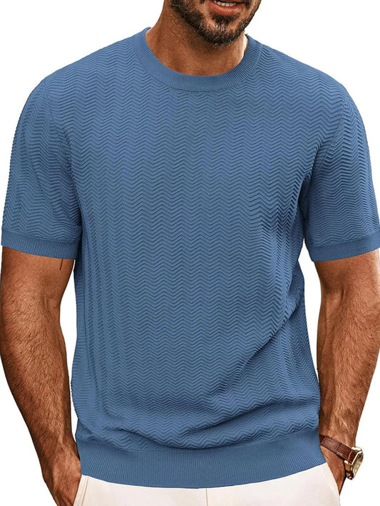 Men's Full Size Round Neck Short Sleeve T-Shirt Plus Size NicholesGifts