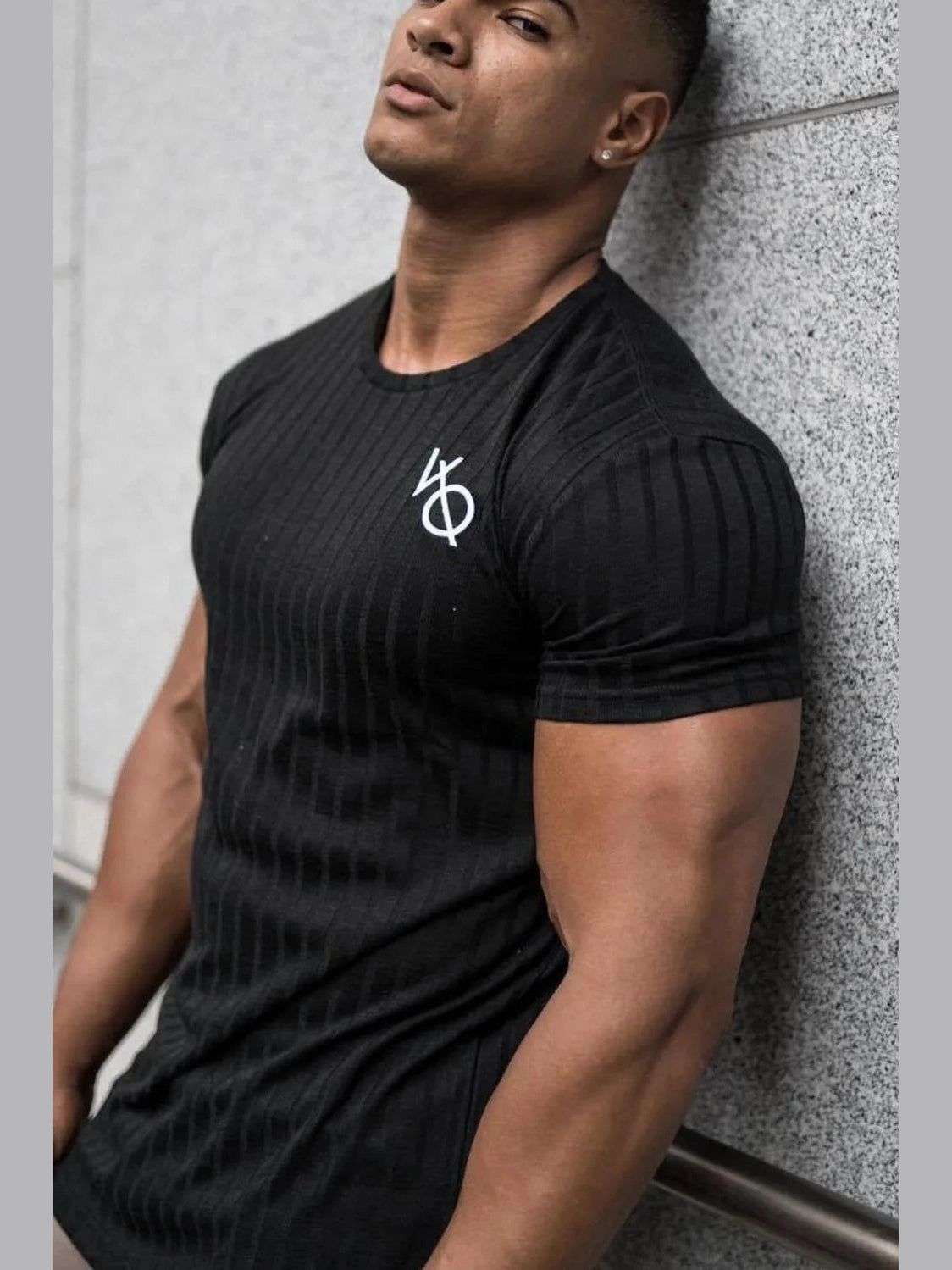 Men's Round Neck Short Sleeve T-Shirt Trendsi