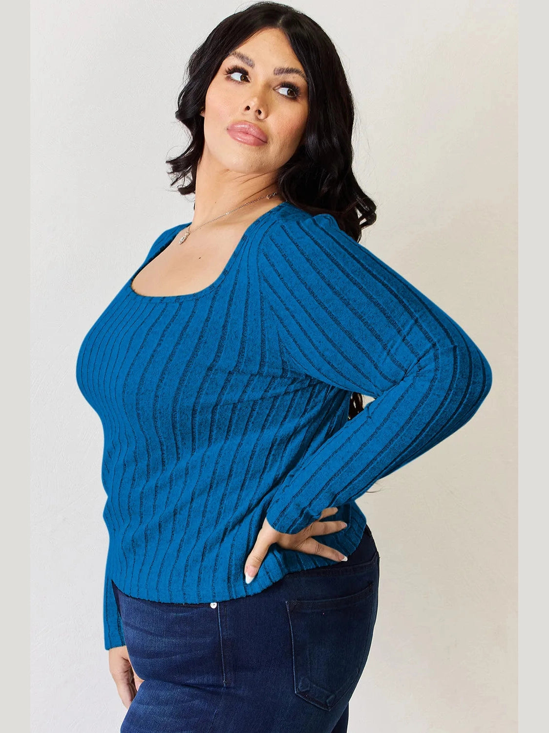 Basic Bae Full Size Ribbed Long Sleeve T-Shirt nicholesgifts