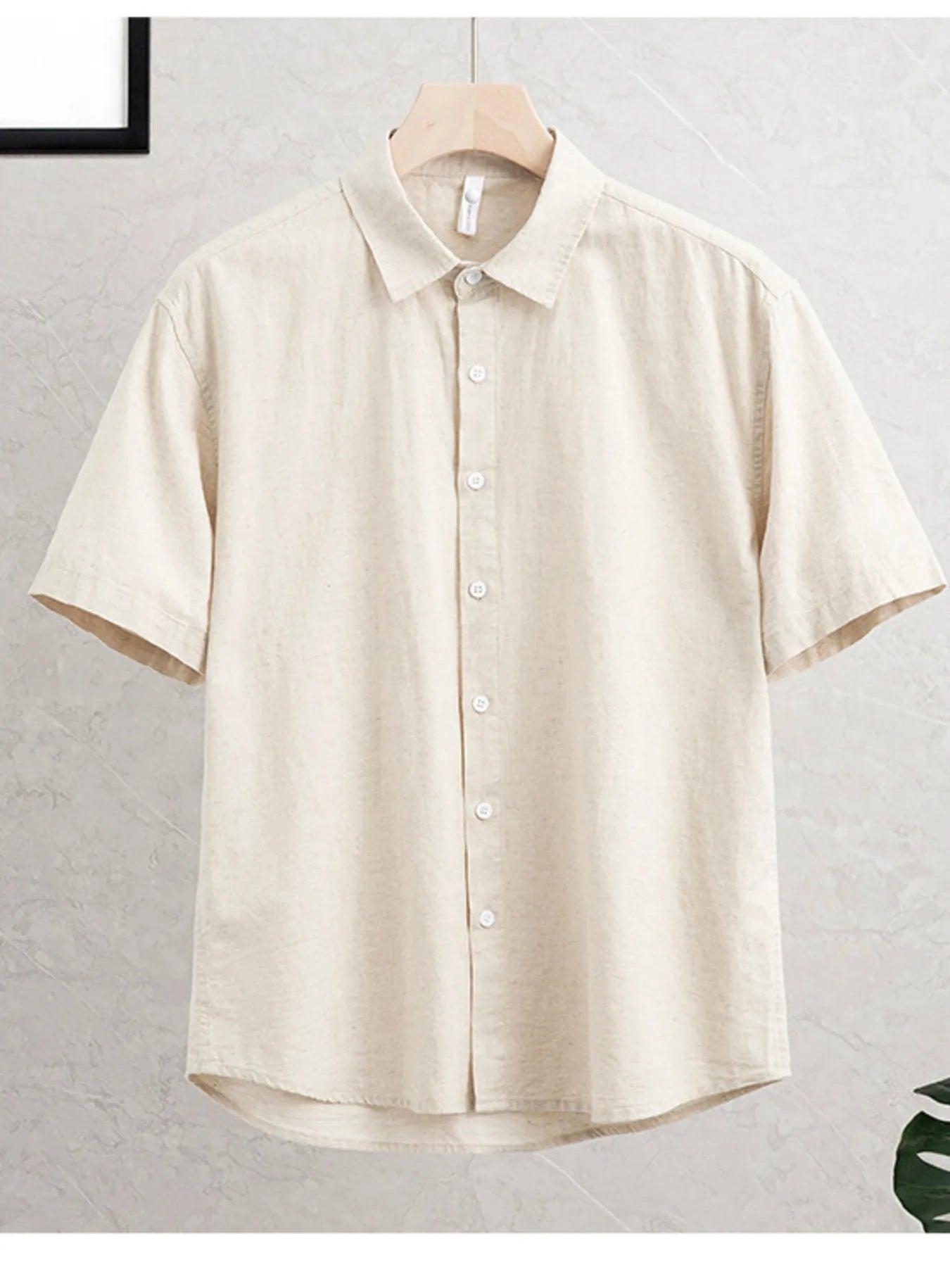 Men's Plus Size Button Up Short Sleeve Shirt Trendsi