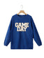 Women Game Day Round Neck Long Sleeve Sweatshirt nicholesgifts