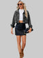Pocketed Button Up Dropped Shoulder Denim Jacket nicholesgifts