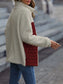 Leopard Color Block Zip-Up Jacket nicholesgifts